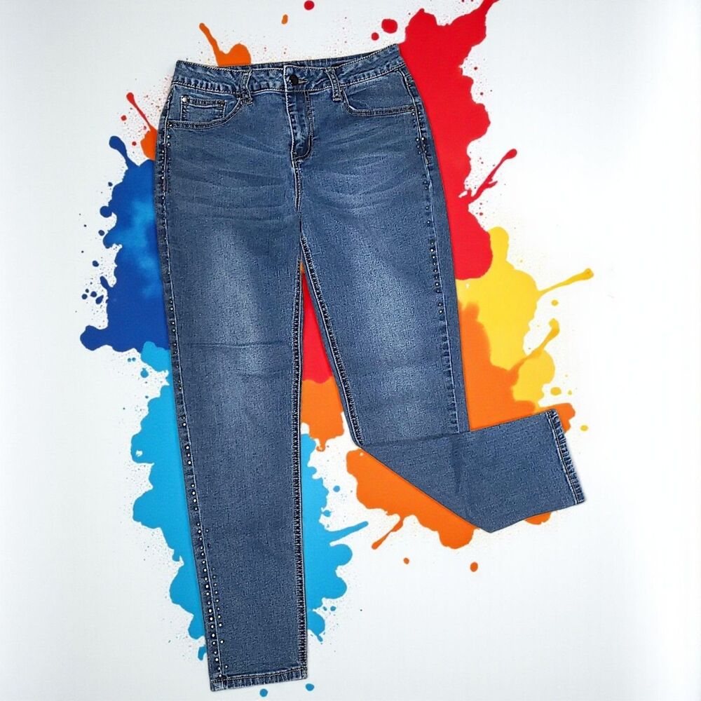 Earl Jean Embellished Skinny Jeans